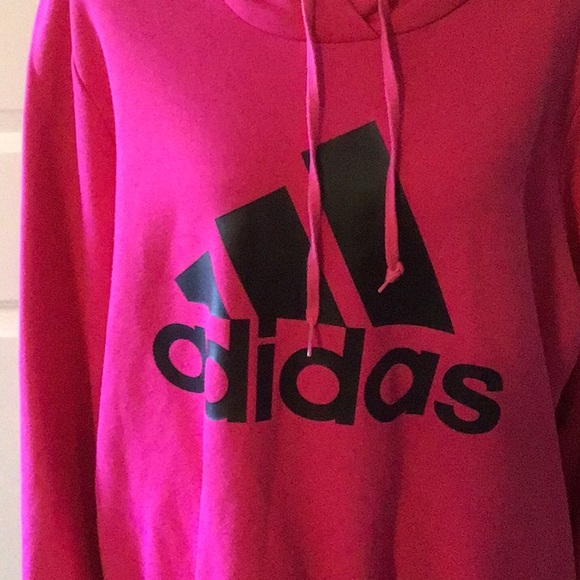 Adidas Pink Hoodie 3X - Picture 2 of 6